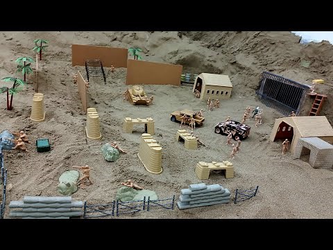 Army Men:the rescue mission #stopmotion (plastic army men)