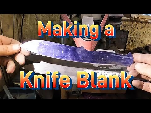 How to make a Bushcraft Knife blank by Jacklore