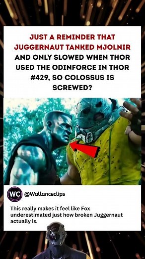 Juggernaut Tanked Mjolnir Explained | Thor Odinforce Could Barely Stop Him