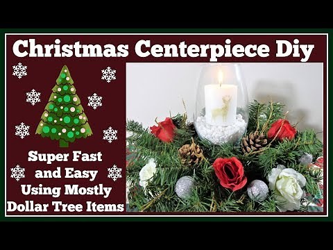 Christmas Centerpiece Super Easy DIY