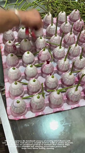 Handmade Dried Flower Process 🌸 Satisfying Flower Preservation You Must See #farmingtips #gardening
