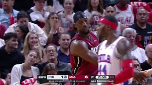 Bam Adebayo blocks this one straight to the crowd ⛔ Watch the 2023-24 NBA Season live on NBA TV Philippines, Pilipinas Live, OneSports, and Setanta Sports! #RepublikaNgNBA #HEATCulture | NBA Philippines