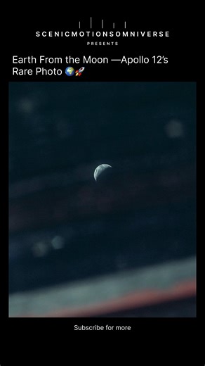 Apollo 12’s Forgotten View of Earth — 52 Years Since the Moon Mission 🌍🚀