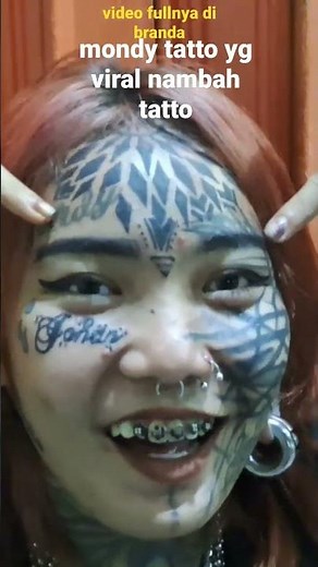 viral mondy tatto face full tattoo 2023..!!