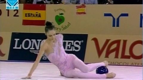 2001年马德里世界艺术体操锦标赛个人项目全能铜牌 乌克兰选手Anna Bessonova 贝索诺娃的球操