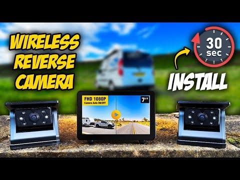 30-Second Reverse Camera INSTALL: Erapta Solar WIRELESS Made Easy!