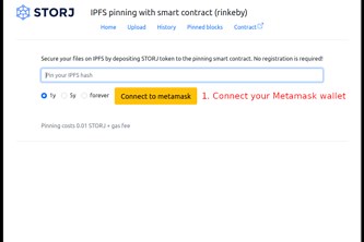 EasyPin: IPFS Pinning Service With Smart Contract