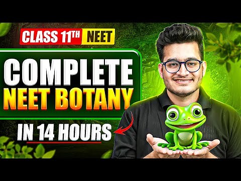 Complete Botany in One Video || Class 11th NEET || Vipin Sir