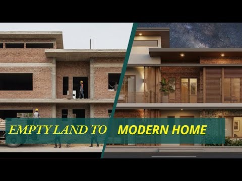 Empty Site to Modern House | Full Exterior Build Timelapse
