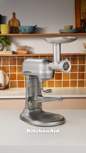 Say farewell to kitchen burnout and add fresh flavours with the KitchenAid® Metal Food Grinder Attachment. 🧀 Whether it's meats, cheeses, or veggies—this attachment turns ordinary into extraordinary. Find out more on KitchenAid.ca #KitchenAidCanada #KitchenAidAttachments #StandMixerAttachments | KitchenAid Canada