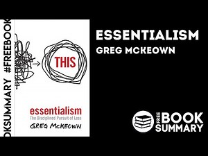 ESSENTIALISM - Greg McKeown [Audiobook-Summary]