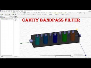 Step-by-step Design of third Order cavity Bandpass Filter for 0.9GHz ,2.4GHz , 3.8GHz,5.8GHz in hfss