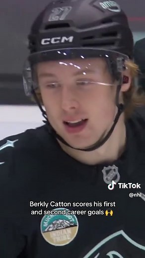 Berkly Catton Scores First Two NHL Goals in Stunning Night