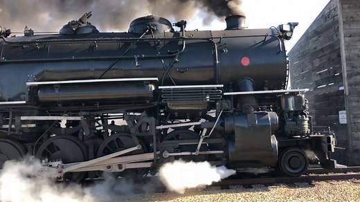 We've been conducting maintenance on the Lake Superior & Ishpeming 2-8-0 No. 33. This is from a recent test run. Looks good running backwards too! | Age of Steam Roundhouse Museum