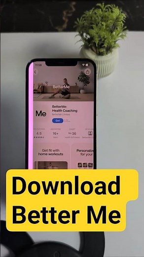 iPhone Download Better Me Health Coaching #iPhone #BetterMe #HealthCoaching #Fitness #Wellness