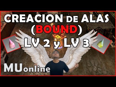 📢 CREANDO ALAS S2 Y S3 (BOUND) ANY CLASS - MU ONLINE S19💯
