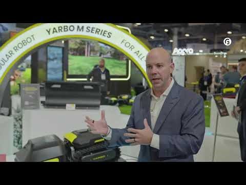 Yarbo M Series Modular Yard Robot at CES 2026 | One Smart Core for Every Season