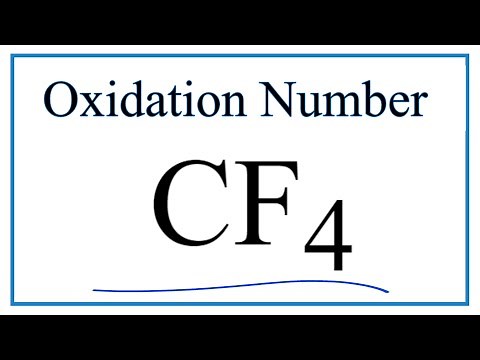 How to find the Oxidation Number for C in CF4 (Carbon tetrafluoride)