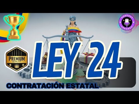 💎 LEY 24 DE 1992 - CONTRATACIÓN ESTATAL 💎