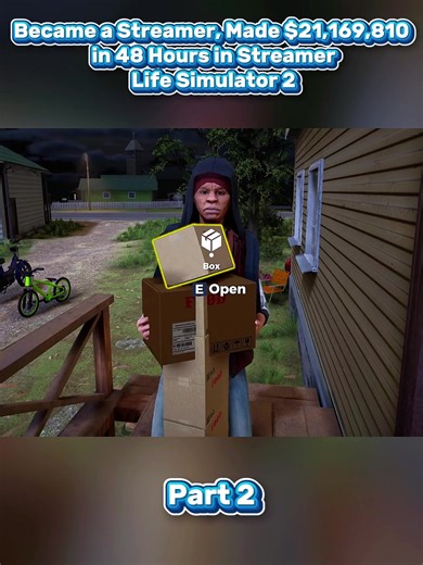 Became a Streamer, Made $21,169,810 in 48 Hours in Streamer Life Simulator 2–Part 2#usa #fyp #game #foryoupage