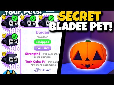 THE NEW SECRET BLADEE PET HUNT! Pet Simulator X Roblox