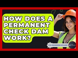 How Does A Permanent Check Dam Work? - Civil Engineering Explained