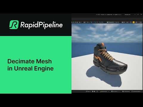 Reduce Polygon Count Fast with Decimation | Unreal Engine