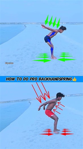 How to do pro Backhandspring👍 (⁠.⁠⁠❛⁠⁠ᴗ⁠⁠❛⁠.⁠) #tutorial #shorts #backhandspring #fliptricks