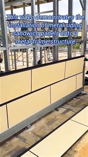 👷 Metal Siding/Sandwich Panel Installation