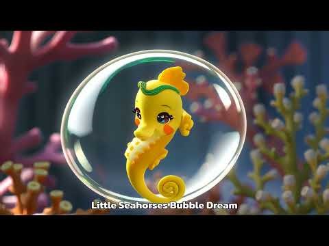 Little Seahorse's Bubble Dream | Lullaby for Babies 🌙