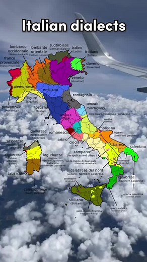 Exploring Italian Dialects: A Detailed Map of Italy