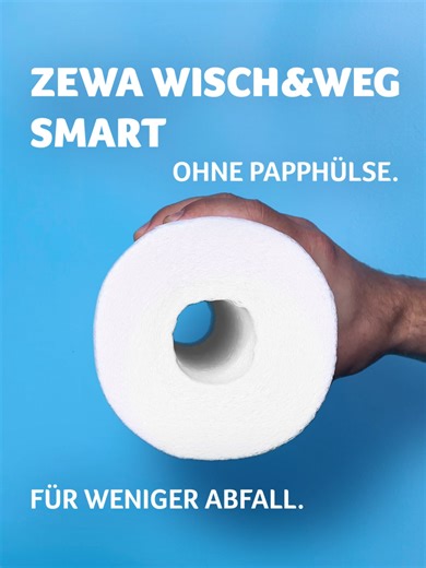 Entdeckt unser neues Küchenpapier Zewa Wisch&Weg Smart!😍 Ohne Papphülse und 2-mal so viele Tücher. Weniger Abfall. Mehr Komfort. Und die gleiche, verlässliche Stärke.💪 Besser geht nicht.😀 #neu #küchenpapier #ohnepapphülse #wenigerabfall #zewa #zewa_deutschland