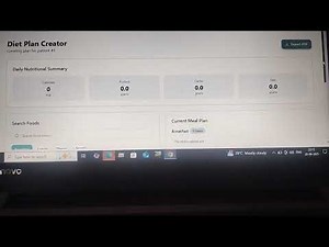 Comprehensive cloud based practice management&nutrient analysis software for ayurvedic dietician SIH