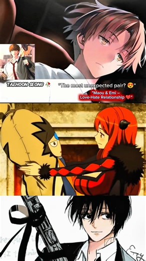 Maou & Emi Cute Moments | The Devil is a Part-Timer! Edit ❤️