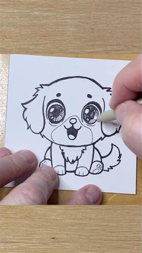 How to draw Anime Dogs 5 #art #drawing #ink #dog #sketch #drawingtutorial #artist #cute