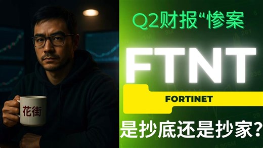 FTNT Q2财报炸裂，股价却高台跳水！ 这是捡漏机会还是“抄家现场”？