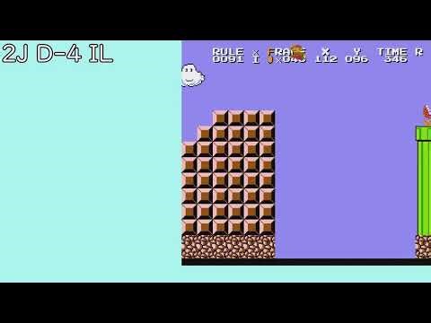 【Super Mario Bros. 2J:The Lost Levels(Category Extensions)】D-4 IL Mario "46.790"