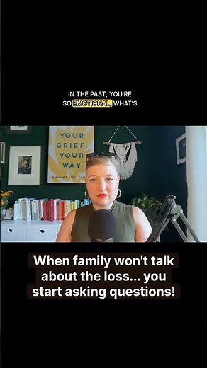 How to grieve a death when no one will talk about it