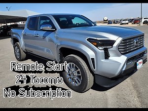 Remote Start your 2024 Tacoma No Subscription