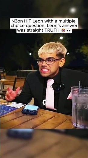 N3on asked Leon a multiple-choice question, Leon gave a real answer #n3on