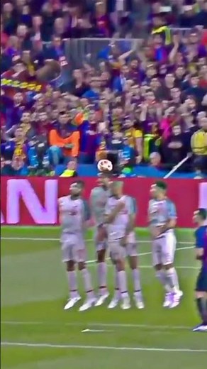 Messi iconic freekick goal against liverpool #soccer #edit