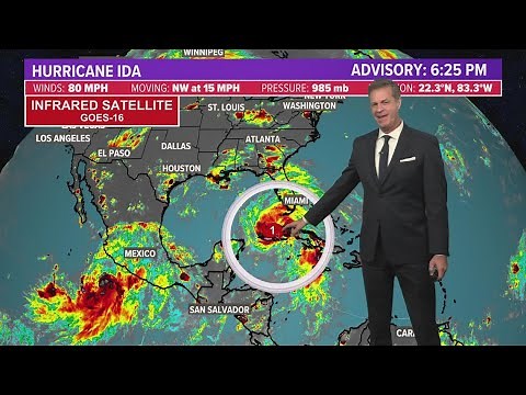 Hurricane Ida: Latest forecast cone, spaghetti models and warnings