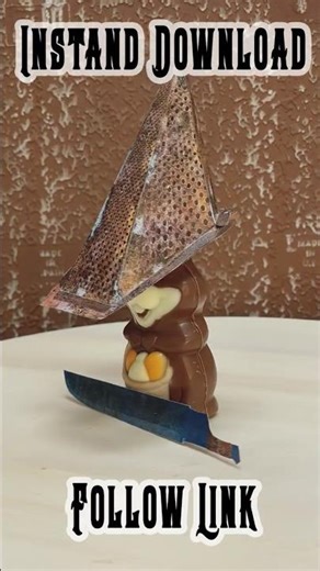 Creepy Gamer Easter Craft – A Gothic Helmet Egg and Bunny Helmet with Sword Papercraft