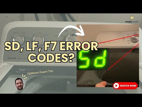 Maytag ERROR CODES Explained | Fix in 5-15 Minutes (SD, LF, F7 & More)