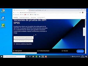 TUTORIAL DE INSTALACIÓN DE SPSS VERSIÓN DE PRUEBA, DESDE LA PÁGINA OFICIAL DE IBM