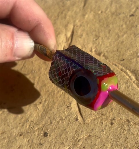 Custom request big eyes rainbow holographic bait fish = big mamma Mia #oceaneyelures #gamefishing #marlin #lures | Ocean Eye Lures