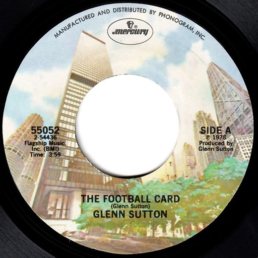 Glenn Sutton - The Football Card / The Ballad Of The Blue Cyclone