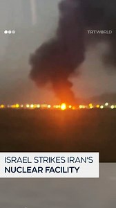 107K views · 2K reactions | Fire breaks out in the area of Iran’s Natanz nuclear facility following reported Israeli airstrikes. | TRT World | Facebook