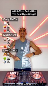 24K views · 394 reactions | Which Time Period Has The Best Hype Songs?I know we always talk about the 90’s and 2000’s️But I think it’s time we put some RESPEK on the 2010’s!Some of the biggest hype songs came out of this decadeBut between early 2010’s, mid 2010’s and late 2010’s, who has the best hype songs?樂#hiphop #dj #2010s #music | GallixC | Facebook