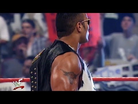 The Rock Entrance After Backlash 2000 As The New WWE Champion (Huge Pop) - RAW IS WAR!